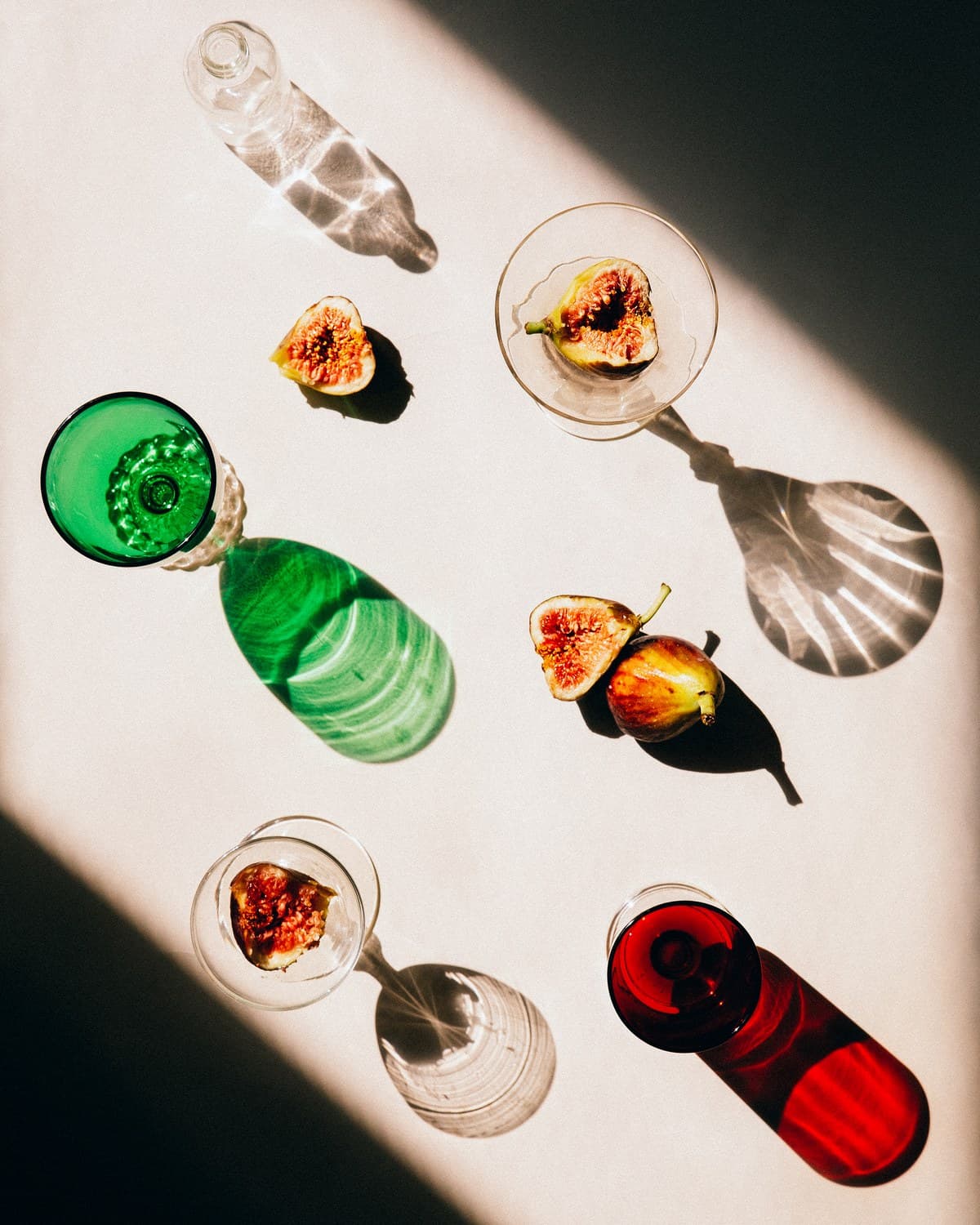 Green Red Glass
